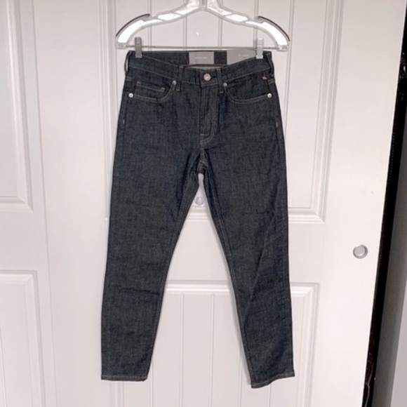 NWT Everlane Skinny Jeans 25 – Mid Rise Ankle Crop Dark Wash Stretch Denim Class - Picture 4 of 12